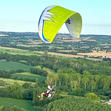 Baptême de l&#39;air paramoteur en région Pays-de-la-Loire