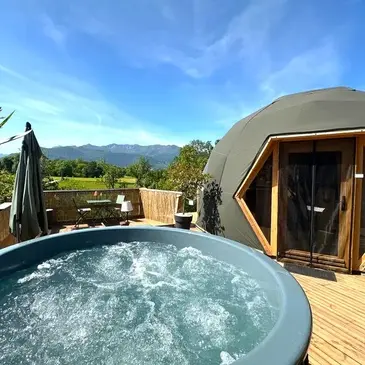 Nuit en Dôme avec Bain Nordique à Asson près de Pau Nuit en Dôme avec Bain Nordique à Asson près de Pau