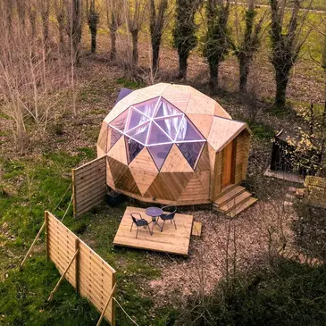 Nuit en Dôme avec Sauna à Zutkerque - Les Marais d'Opale Nuit en Dôme avec Sauna à Zutkerque - Les Marais d'Opale