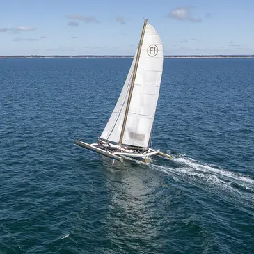 Sortie en Trimaran de Course à la Trinité-sur-Mer