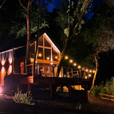 Nuit en Lodge de Luxe avec Bain Nordique à Saint-Clar Nuit en Lodge de Luxe avec Bain Nordique à Saint-Clar