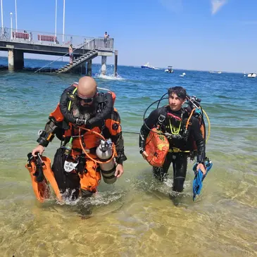 Initiation à la plongée à Biscarrosse en région Aquitaine