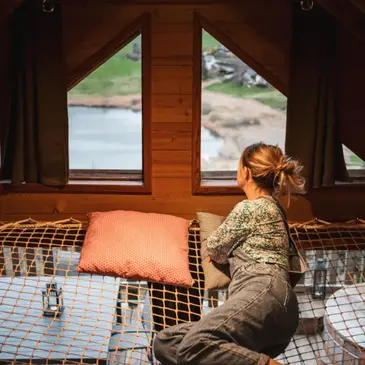 Cabane dans les Arbres avec Bain Nordique à La Thuile Cabane dans les Arbres avec Bain Nordique à La Thuile