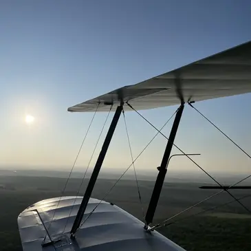 Baptême en ULM Biplan près de Dijon en région Bourgogne