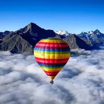 Vol en Montgolfière - Vallée d'Aoste et Mont-Blanc Vol en Montgolfière - Vallée d'Aoste et Mont-Blanc