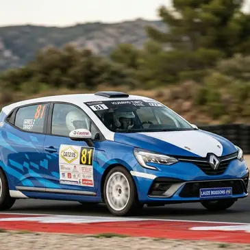 Baptême Rallye en Clio Rally5 - Circuit du Roussillon en région Languedoc-Roussillon