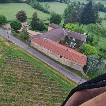 Aérodrome du Beaujolais, Rhône (69) - Baptême de l'air montgolfière