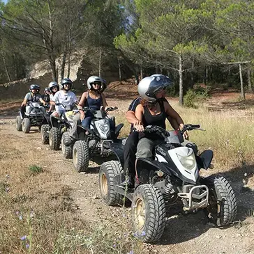 Randonnée en Quad près d'Aix-en-Provence
