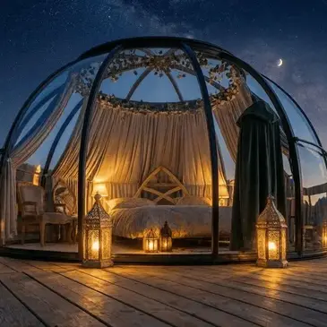 Nuit en Dôme à Lantignié