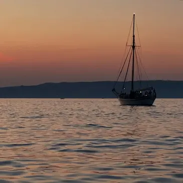 Coucher de soleil en Vieux Gréement à Marseille