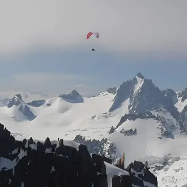 Chamonix-Mont-Blanc, Haute savoie (74) - Baptême en parapente