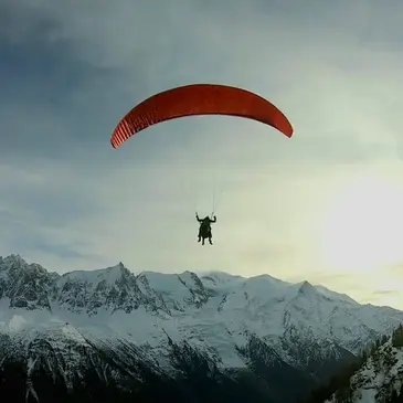 Baptême en parapente proche Chamonix-Mont-Blanc