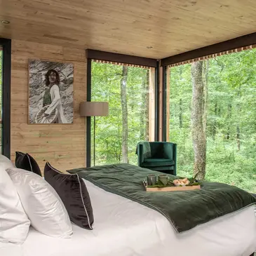 Cabane de Luxe sur Pilotis avec Spa au Loire Valley Lodges