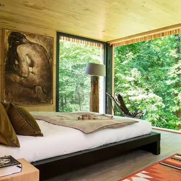Cabane Perchée de Luxe avec Spa au Loire Valley Lodges à Esvres
