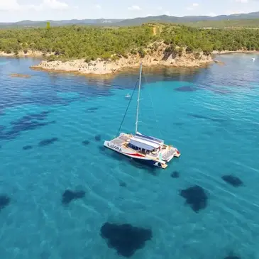 Balade en bateau, département Var