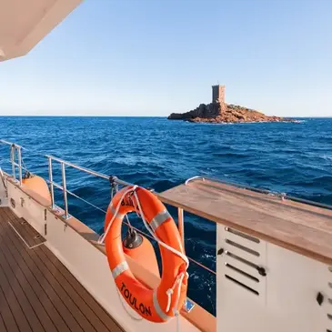 Balade en bateau, département Var