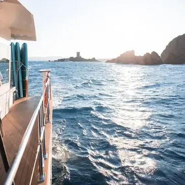 Balade en bateau, département Var