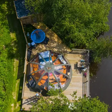 Nuit en Bulle avec Spa à la Roche Maurice près de Landerneau
