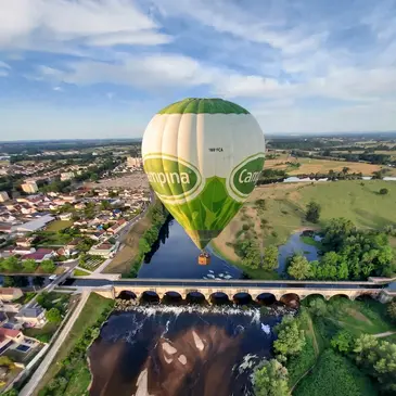 Vol en Montgolfière près de Gueugnon - Survol de la Loire