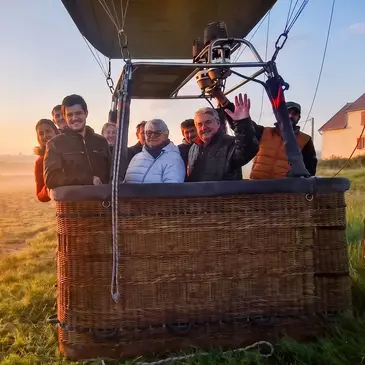 Baptême de l'air montgolfière en région Bourgogne