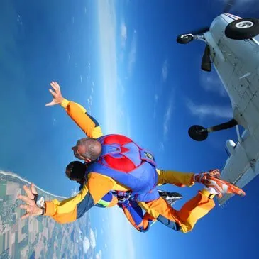 Saut en parachute, département Seine maritime