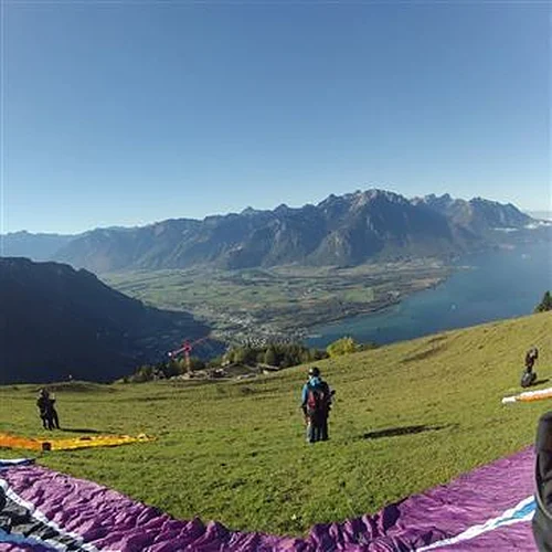 Activité : Baptême en Parapente à Montreux - Survol du Lac Léman