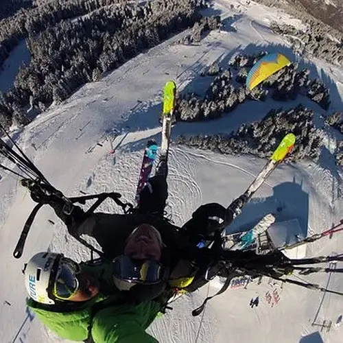 Activité : Baptême en Parapente à Ski à Méribel