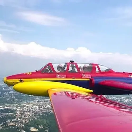 Activité : Vol en Avion de Chasse Fouga Magister à Valence