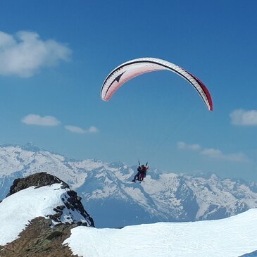 Bapteme De L Air En Parapente A Ski Au Col Du Tourmalet