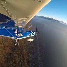Pilotage d'ULM Multiaxe - Survol du Lac d'Annecy