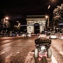 Balade Nocturne en Quad à Paris